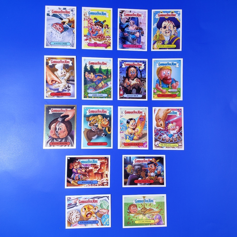 Garbage Pail Kids Stickers lot of 16